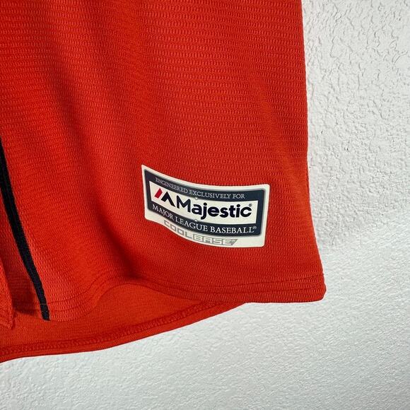 Houston Astros Alex Bregman #2 Majestic CoolBase Orange Jersey Adult Small - Picture 4 of 6